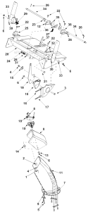 Page D Diagram and Parts List for 31AE993I401 2001 Yard Man Snow Blower
